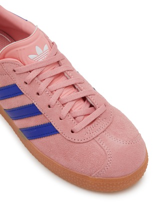 Detail View - Click To Enlarge - ADIDAS - Gazelle C Leather Kids Sneakers