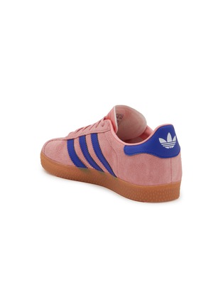 Detail View - Click To Enlarge - ADIDAS - Gazelle C Leather Kids Sneakers