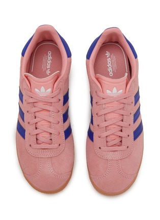 Figure View - Click To Enlarge - ADIDAS - Gazelle C Leather Kids Sneakers