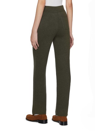 Back View - Click To Enlarge - BARRIE - Dense Knit Cashmere Blend Pants