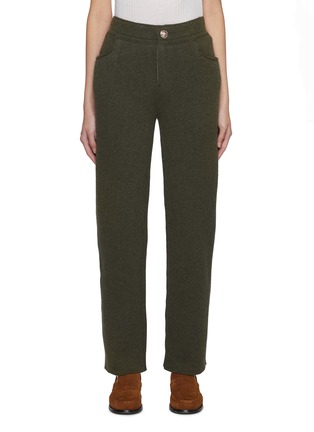 Main View - Click To Enlarge - BARRIE - Dense Knit Cashmere Blend Pants