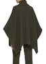 Back View - Click To Enlarge - BARRIE - Half Button Cashmere Blend Cape