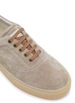 BRUNELLO CUCINELLI リフトラウサ M12189199P C9504 BRUNELLO CUCINELLI | Washed Suede Slip On Loafers | Men