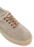 Detail View - Click To Enlarge - BRUNELLO CUCINELLI - Washed Suede Lace Up Sneakers