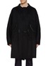 Main View - Click To Enlarge - J∞QUALITY - TECLOR Stand Collar Wool Blend Melton Coat