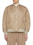 Main View - Click To Enlarge - J∞QUALITY - Teclor Flap Pockets Silk Blend Flight Jacket