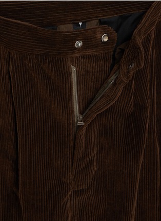 Detail View - Click To Enlarge - J∞QUALITY - TECLOR Baggy Cropped Corduroy Pants