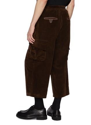 Back View - Click To Enlarge - J∞QUALITY - TECLOR Baggy Cropped Corduroy Pants