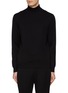 Main View - Click To Enlarge - J∞QUALITY - trenta settanta Mock Neck Cashmere Silk Sweater