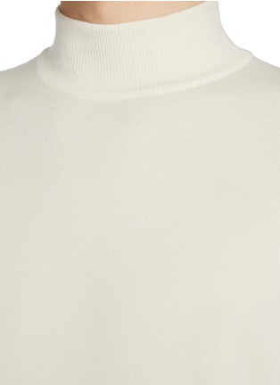  - J∞QUALITY - trenta settanta Mock Neck Cashmere Silk Sweater