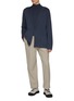 Figure View - Click To Enlarge - J∞QUALITY - trenta settanta Mock Neck Cashmere Silk Sweater