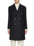 Main View - Click To Enlarge - J∞QUALITY - in-a Ka-Date Notch Lapel Double Breasted Wool Blend Coat