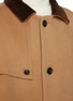 Detail View - Click To Enlarge - J∞QUALITY - TECLOR Contrast Collar Wool Blend Coat