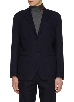 Main View - Click To Enlarge - J∞QUALITY - in-a Ka-Date Single Breasted Wool Blazer