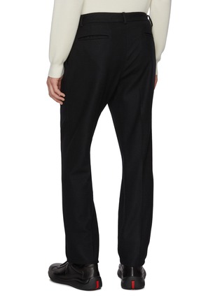 Back View - Click To Enlarge - J∞QUALITY - in-a Ka-Date Pleated Front Wool Trousers