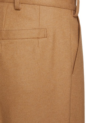  - J∞QUALITY - Balancircular Pleated Camel Wool Blend Balancircular® Pants