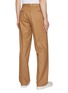 Back View - Click To Enlarge - J∞QUALITY - Balancircular Pleated Camel Wool Blend Balancircular® Pants