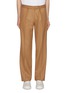 Main View - Click To Enlarge - J∞QUALITY - Balancircular Pleated Camel Wool Blend Balancircular® Pants