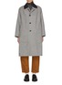 Main View - Click To Enlarge - J∞QUALITY - Teclor Contrast Collar Wool Blend Balmacaan Coat