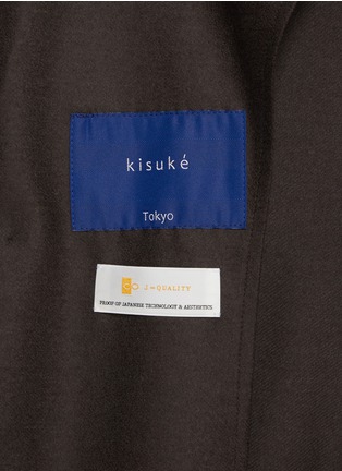  - J∞QUALITY - kisuké Notch Lapel Single Breasted Wool Blend Blazer