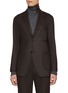 Main View - Click To Enlarge - J∞QUALITY - kisuké Notch Lapel Single Breasted Wool Blend Blazer