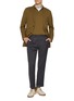 Figure View - Click To Enlarge - J∞QUALITY - TECLOR Cropped Wool Pants