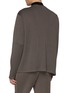 Back View - Click To Enlarge - J∞QUALITY - trenta settanta Buttonless Patch Pocket Cashmere Silk Cardigan