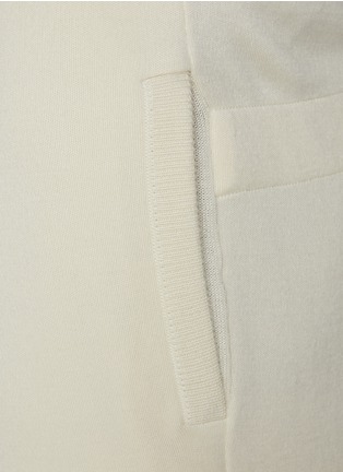  - J∞QUALITY - trenta settanta Drawstring Cashmere Silk Joggers