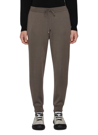 Main View - Click To Enlarge - J∞QUALITY - trenta settanta Drawstring Cashmere Silk Jogger Pants