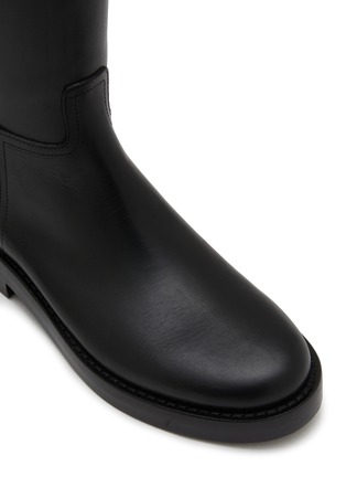 Detail View - Click To Enlarge - ANN DEMEULEMEESTER - Stan Leather Riding Boots