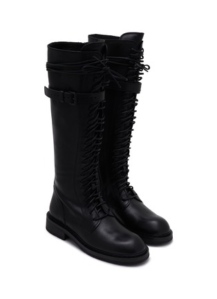 Detail View - Click To Enlarge - ANN DEMEULEMEESTER - High Leather Boots