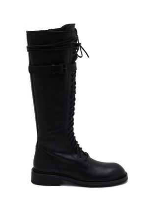 Main View - Click To Enlarge - ANN DEMEULEMEESTER - High Leather Boots