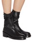 Figure View - Click To Enlarge - ANN DEMEULEMEESTER - Henrica Leather Ankle Boots