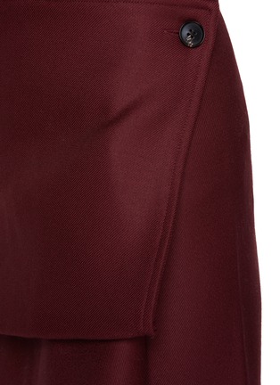  - CO - Wrap A-Line Wool Skirt