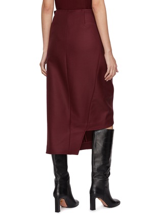 Back View - Click To Enlarge - CO - Wrap A-Line Wool Skirt