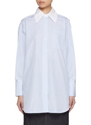 Main View - Click To Enlarge - CO - Patch Pocket Button Down Cotton Shirt