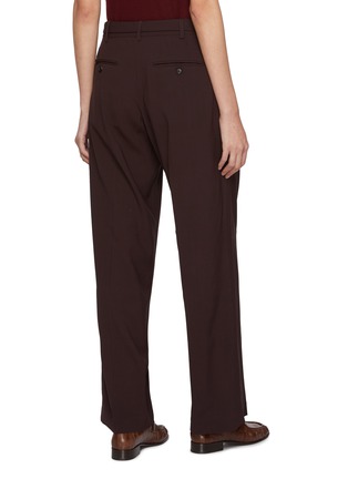 Back View - Click To Enlarge - CO - Belted Waist Wool Pants