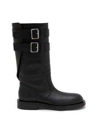 Main View - Click To Enlarge - ANN DEMEULEMEESTER - Milan Soft Leather Biker Boots