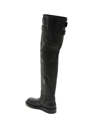  - ANN DEMEULEMEESTER - Noe Over The Knee Leather Boots