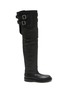 Main View - Click To Enlarge - ANN DEMEULEMEESTER - Noe Over The Knee Leather Boots