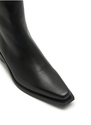 Detail View - Click To Enlarge - ANN DEMEULEMEESTER - Vesper Leather Boots