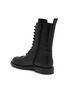  - ANN DEMEULEMEESTER - Gillian Pintuck Leather Combat Boots