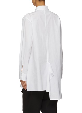 Back View - Click To Enlarge - YOHJI YAMAMOTO - 3D Puffed Box Poplin Shirt