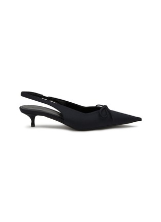 Main View - Click To Enlarge - BALENCIAGA - Knife Bow 40 Spandex Slingbacks