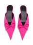 Detail View - Click To Enlarge - BALENCIAGA - Knife Bow 40 Spandex Mules