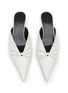 Detail View - Click To Enlarge - BALENCIAGA - Knife Bow 40 Leather Mules