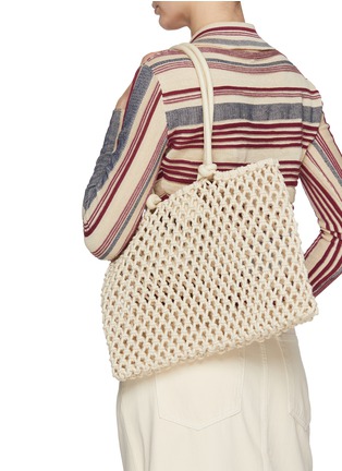 Figure View - Click To Enlarge - CLARE V. - Sandy Tote Bag