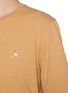  - MAISON KITSUNÉ - Chillax Fox Patch Cotton T-Shirt