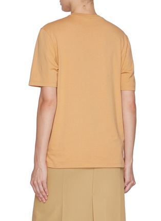 Back View - Click To Enlarge - MAISON KITSUNÉ - Chillax Fox Patch Cotton T-Shirt