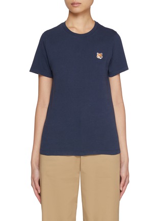 Main View - Click To Enlarge - MAISON KITSUNÉ - Fox Head Patch Cotton T-shirt